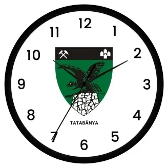 Tatabánya címeres falióra