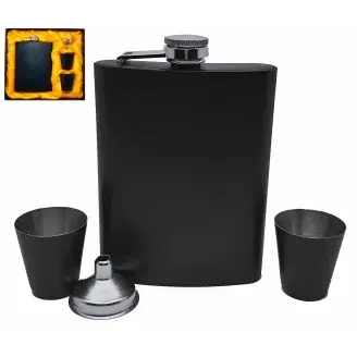 Fekete flaska szett díszdobozban