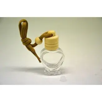 Üvegfiola szív alakú