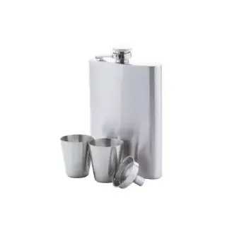 Flaska szett 2 db pohárral és tölcsérrel