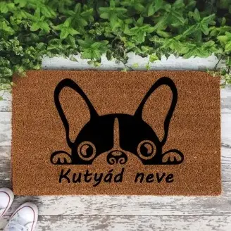 Kókuszrost lábtörlő - Francia Bulldog