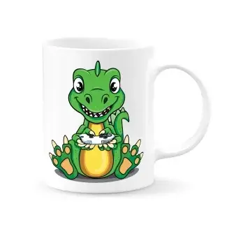 Bögre - Gamer dinó