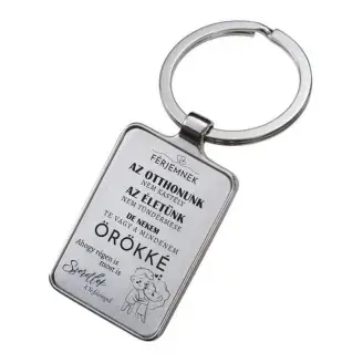 Gravírozott kulcstartó - Férjemnek