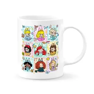 Labubu bögre - Hercegnő kollázs