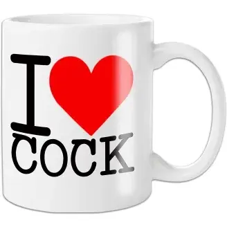I Love Cock bögre 
