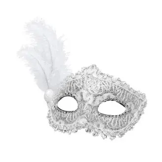 Karneváli szemmaszk - Ezüst