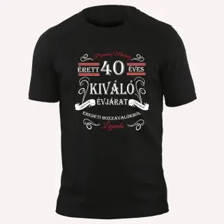 Póló - Kiváló évjárat - 40