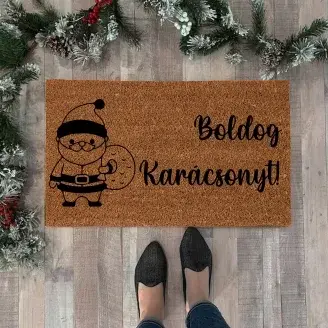 Kókuszrost lábtörlő - Mikulás