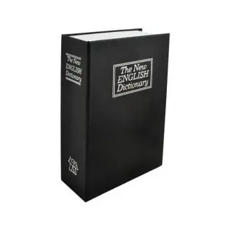 Könyv alakú széf - 18cm (Kék)