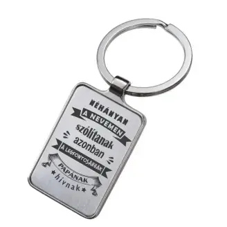 Gravírozott kulcstartó - Papának