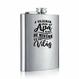 Fém laposüveg - Apa a világ