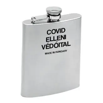 Fém laposüveg - Covid elleni védőital