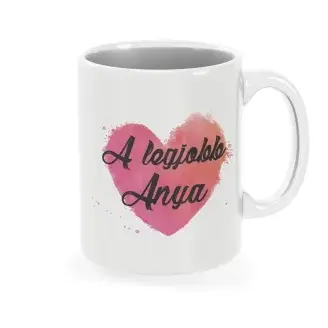 Bögre - A legjobb Anya - szív
