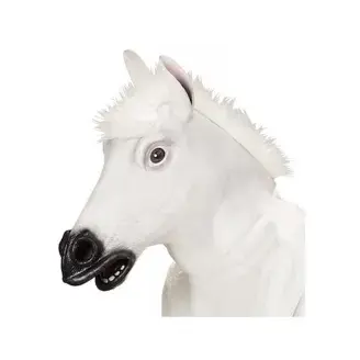 Lófej gumi maszk - fehér