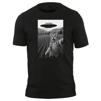 Macska és az ufók póló