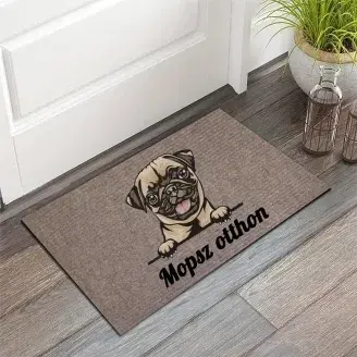Lábtörlő - Mopsz otthon beltéri lábtörlő