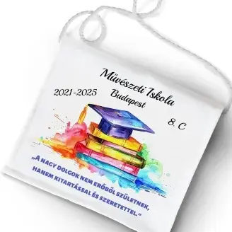Ballagási tarisznya Iskolásoknak - Művészetis ballagóknak