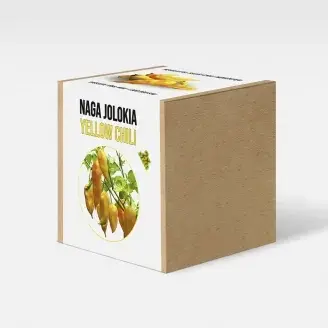 Naga Jolokia yellow chili paprika növény nevelő szett