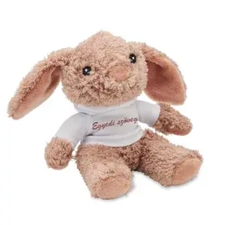 Plüss nyuszi figura - egyedi szöveggel