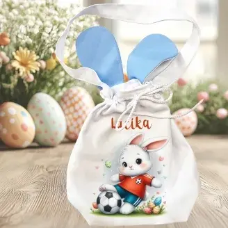 Húsvéti  nyuszifüles zsák - Focista Húsvéti  nyuszifüles zsák - Focista