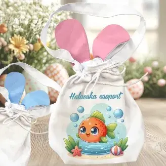 Húsvéti  nyuszifüles zsák Óvodás csoportnak - Halacska csoport