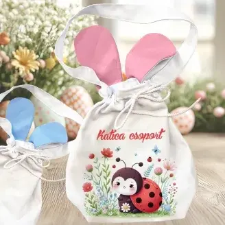 Húsvéti  nyuszifüles zsák Óvodás csoportnak - Katica csoport