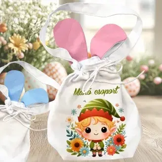 Húsvéti  nyuszifüles zsák Óvodás csoportnak - Manó csoport