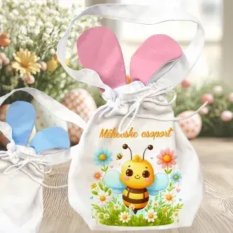Húsvéti  nyuszifüles zsák Óvodás csoportnak - Méhecske csoport