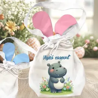 Húsvéti  nyuszifüles zsák Óvodás csoportnak - Viziló csoport