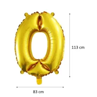 Óriás számos fólia lufi - 0 
