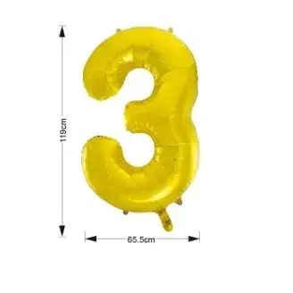 Óriás számos fólia lufi - 3