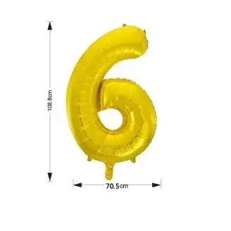 Óriás számos fólia lufi - 6