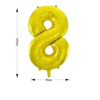 Óriás számos fólia lufi - 8