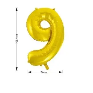 Óriás számos fólia lufi - 9