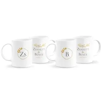 Monogramos páros bögre 3