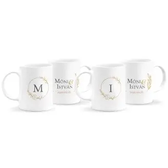 Monogramos páros bögre 4