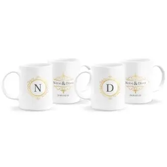 Monogramos páros bögre 7