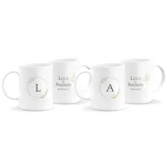 Monogramos páros bögre 9