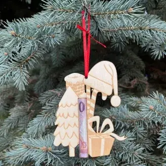 Pénzátadós karácsonyfadísz