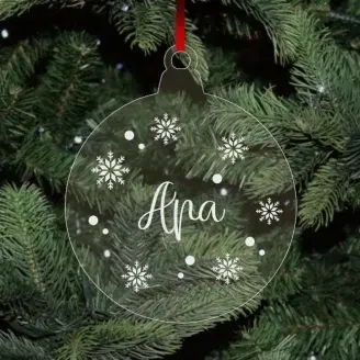 Plexi karácsonyfadísz - Apa