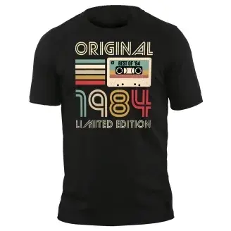 Póló - Retro kazetta egyedi évszámmal