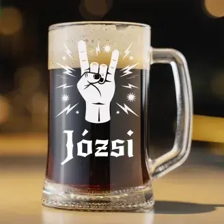 Rock 'N' Roll egyedi neves korsó