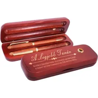 Rózsfatoll szett - A legjobb tanárnak