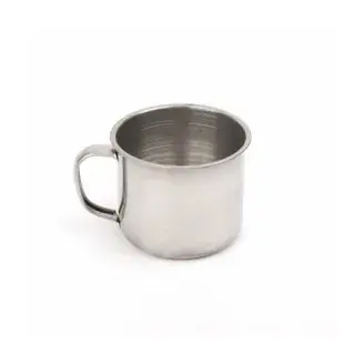 Rozsdamentes acél retro bögre - xs