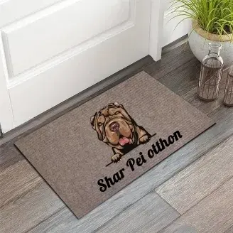 Lábtörlő - Shar pei otthon beltéri lábtörlő