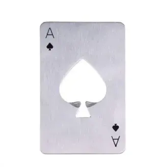 Pókerkártya sörnyitó - Kör ász
