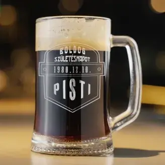 Söröskorsó - Születésnapra egyedi névvel és évszámmal