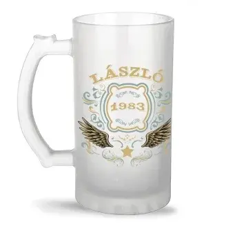 Söröskorsó - Egyedi névvel és dátummal