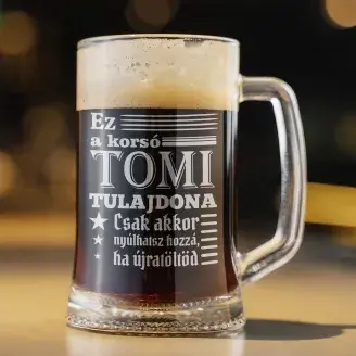 Söröskorsó - Újratöltő - egyedi névvel