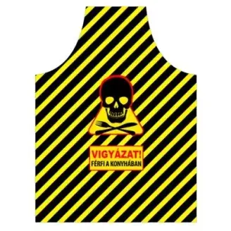 Szakácskötény - Vigyázz férfi a konyhában